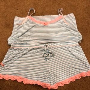 Tank top and shorts pajama set